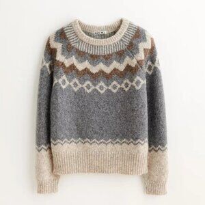 Alex Mill Fair Isle Wool Blend Sweater